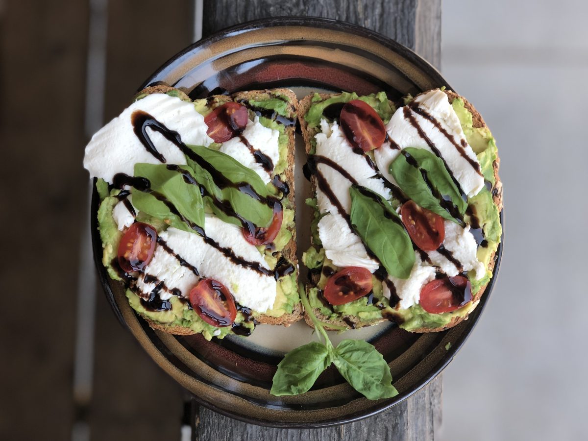 Caprese Avocado Toast