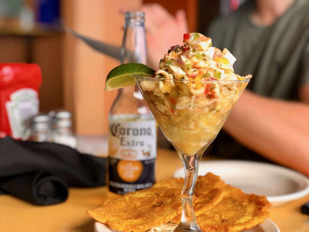 Lobster Ceviche at Duffy's Vieques