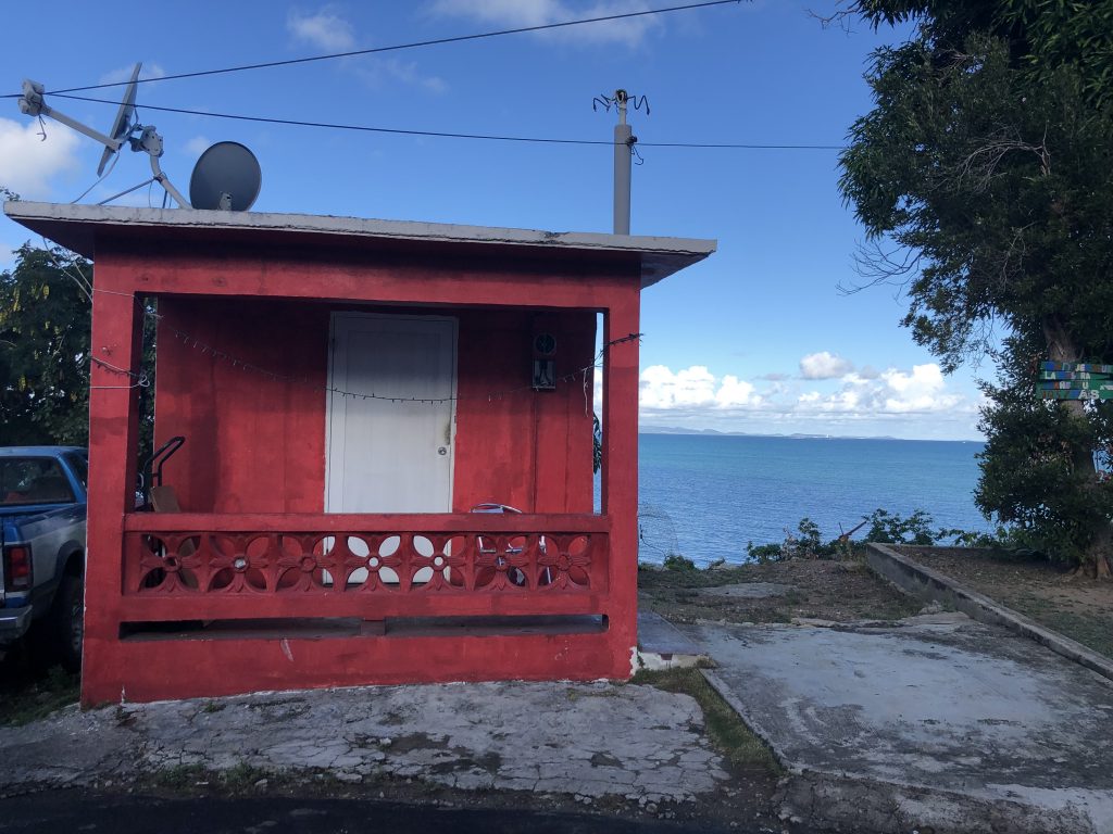 Red House on a Cliff Vieques